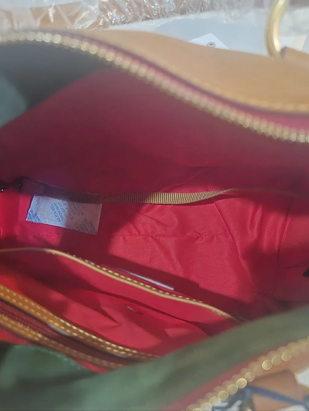 Dooney & Bourke Satchel 30. Color Natural. No Strap( Lost It In Moving).